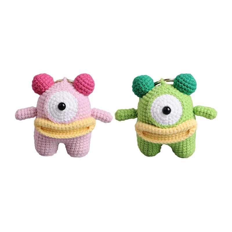 Crochet Daisy Keychain Doll