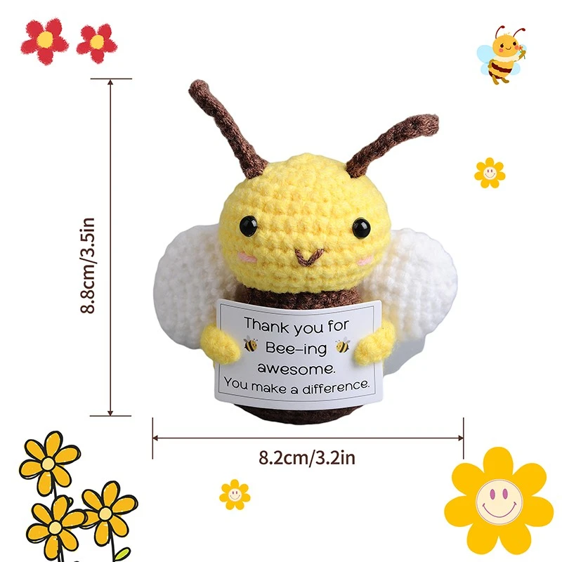 Crocheted Bee Plush high quality