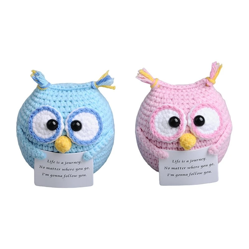 Crocheted Owl Plush